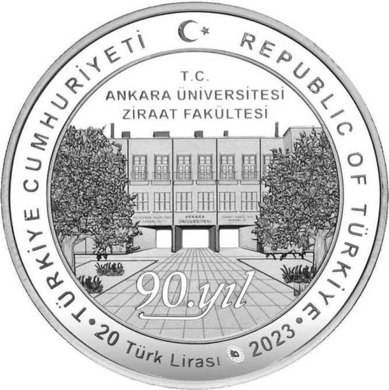 Ankara Üniversitesi 2023 1 Ons Gümüş Sikke Coin