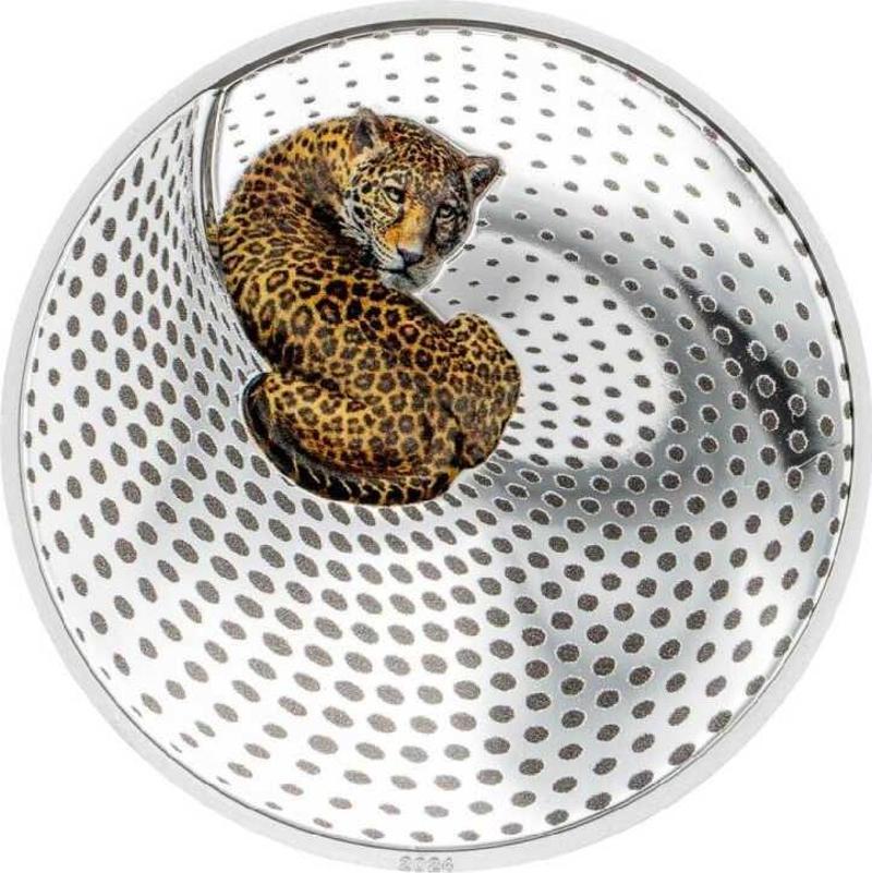 Leopard Camouflage  2024 3 Ons Gümüş Sikke Coin