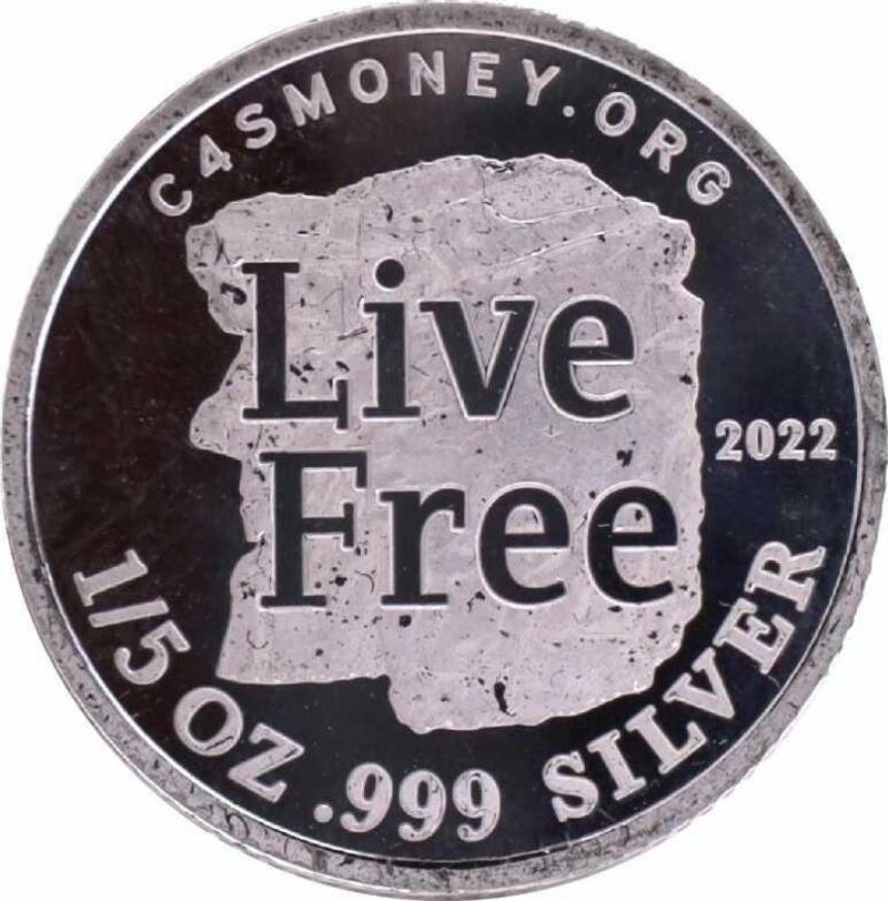 Live Free Libertas 2022 6,22 gr Gümüş Sikke Coin