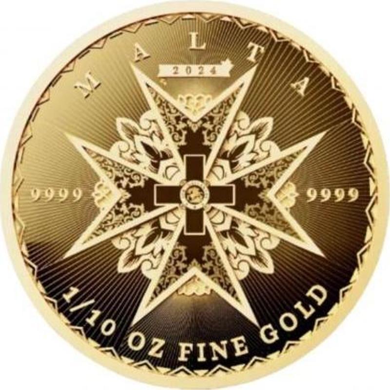 Maltese Cross 2024 Altın Sikke Coin