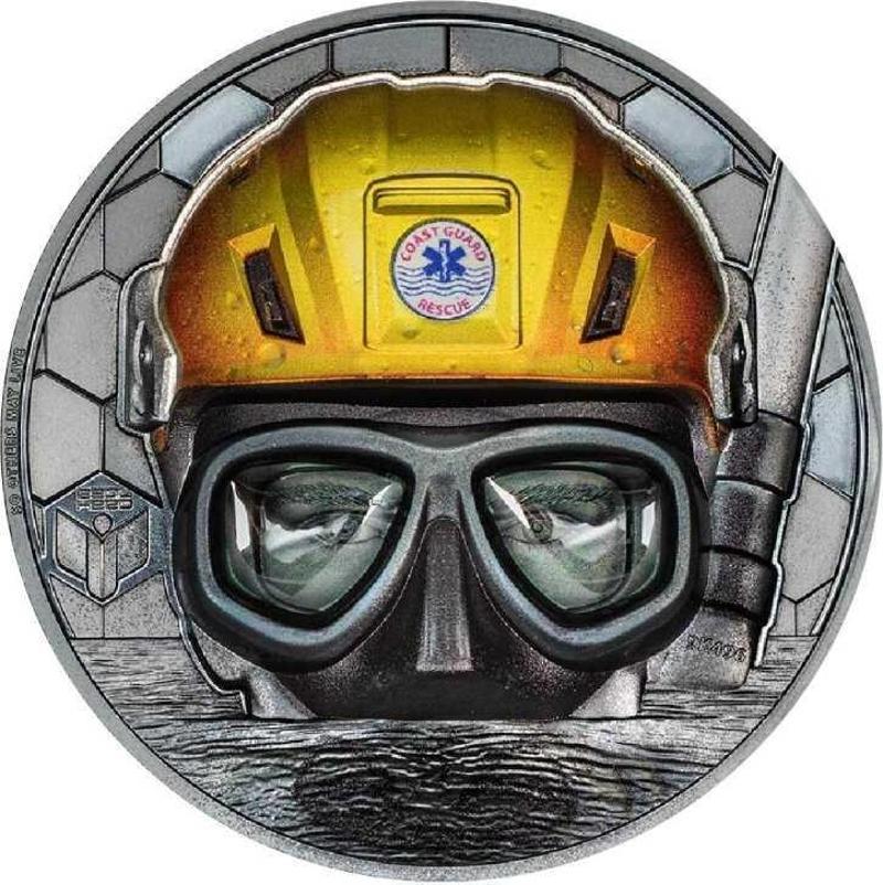 Real Heroes Coast Guard 2023 3 Ons Gümüş Sikke Coin