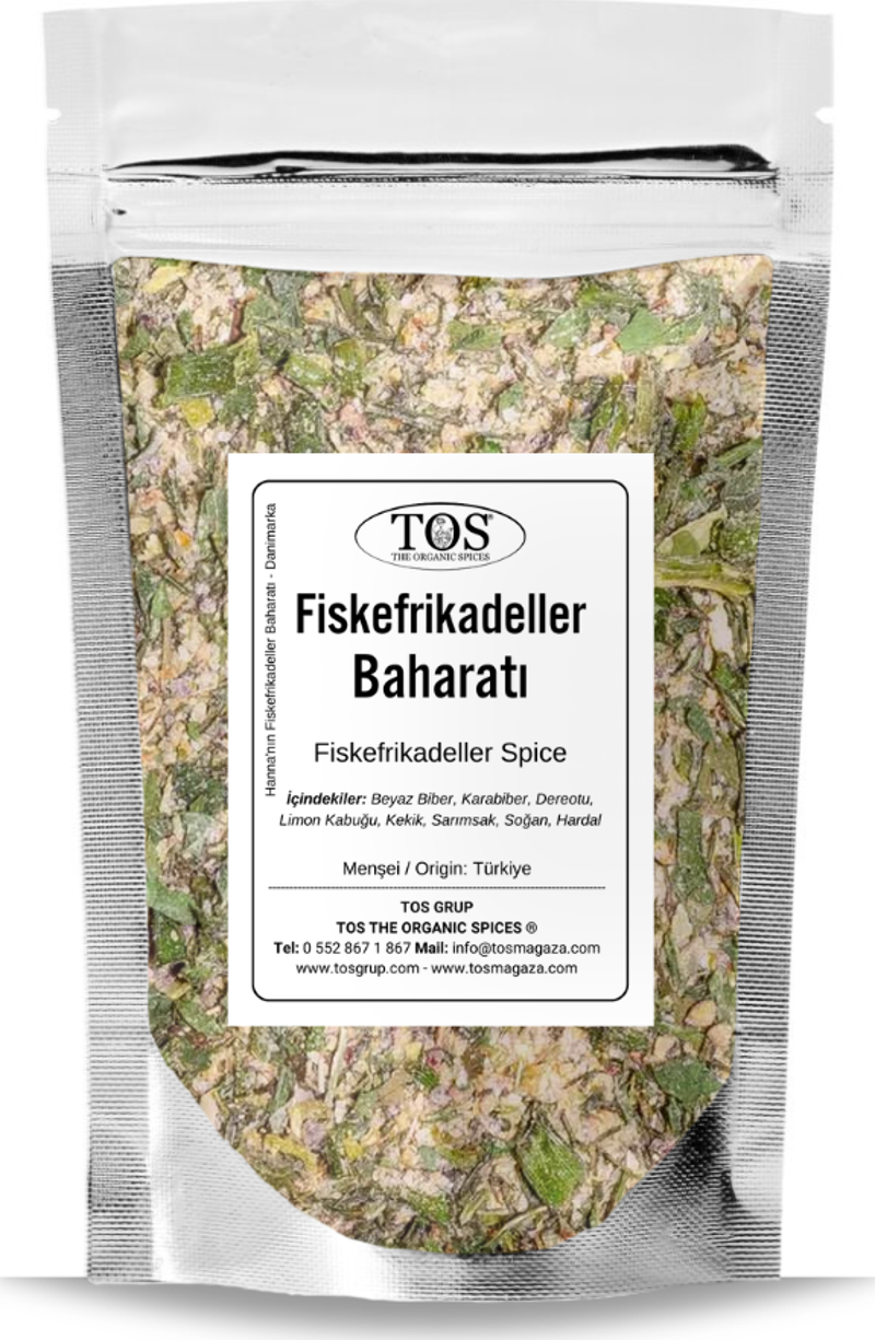 Hanna'nın Fiskefrikadeller Baharatı 250 gr Hanna’s Fiskefrikadeller Seasoning