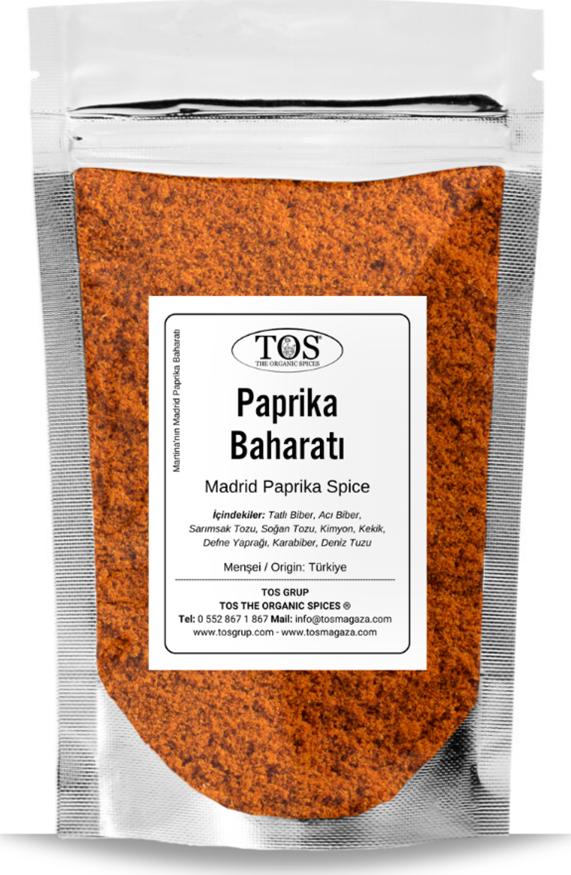 Martina'nın Madrid Paprika Baharatı 100 gr Martina's Madrid Paprika Spice