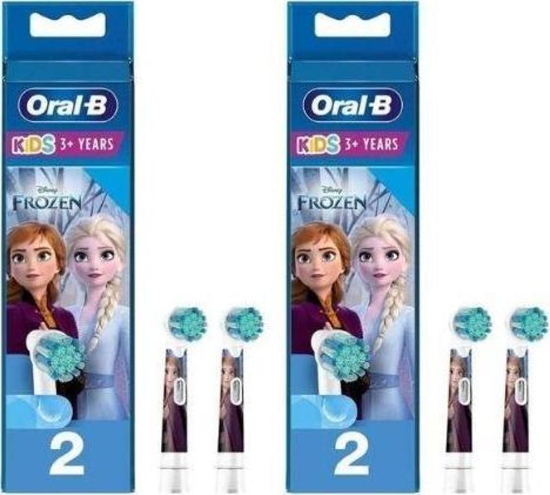 Frozen Çocuklar İçin Diş Fırçası Yedek Başlığı 2'li x 2