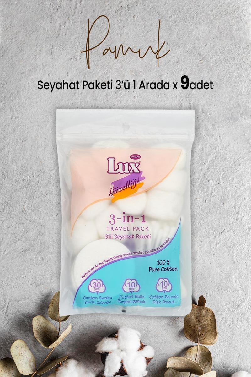 3' lü Seyahat Paketi x 9 Adet