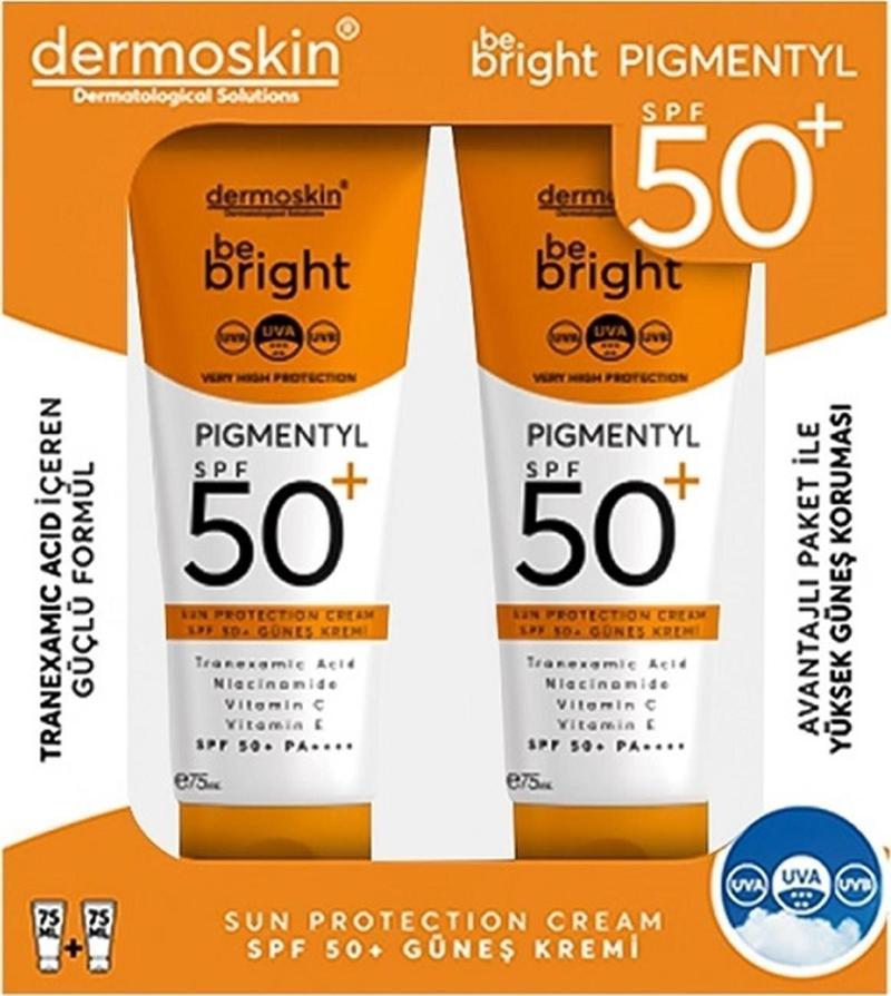 Be Bright Pigmentyl Güneş Koruyu Spf 50+ Krem 75 ml + 75 ml Avantaj Paket