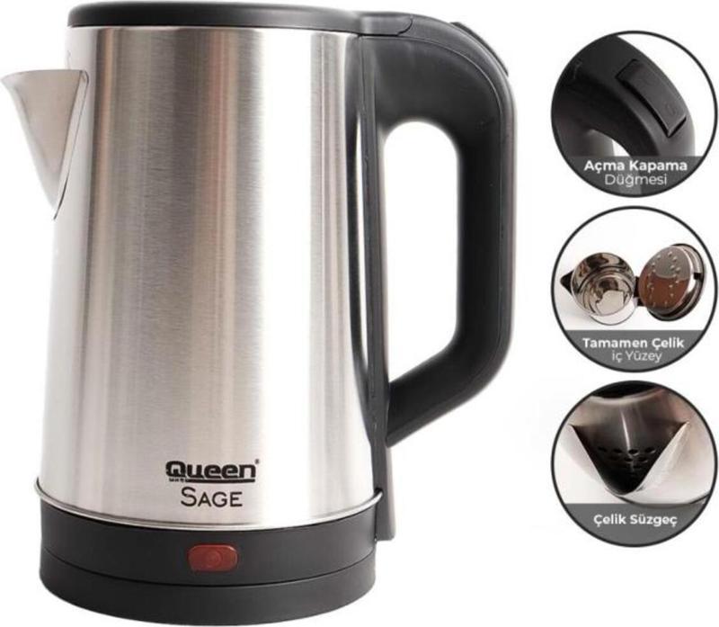 Qk-11 Sage Çelik Kettle 1,8 Lt