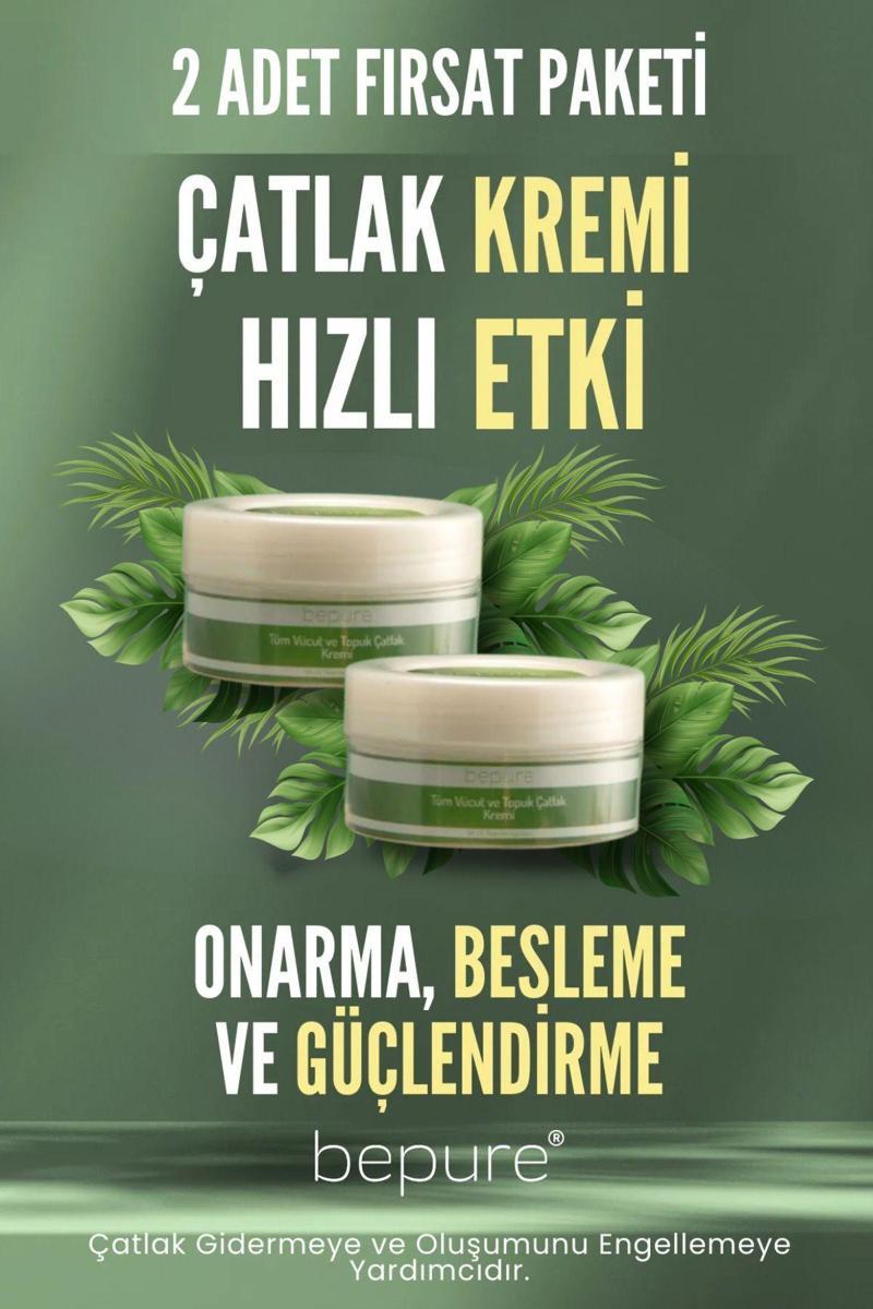 Çatlak Kremi, Çatlak Karşıtı Ve Giderici, Nemlendirici Çatlak Kremi 100 Ml (2X50Ml)