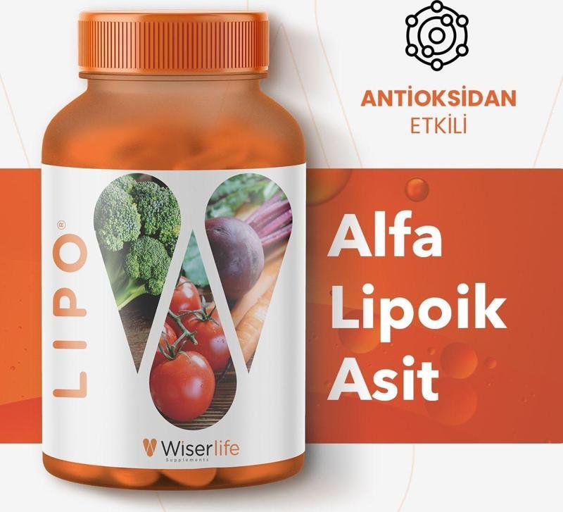 Lipo Alfa Lipoik Asit İçeren Takviye Edici Gıda 30 Kapsül