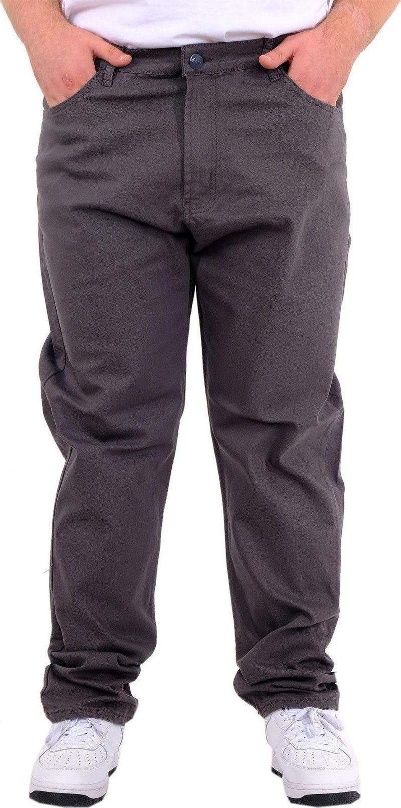 Büyük Beden Erkek Gabardin 5Cep Doga Classic 22920 Antrasit
