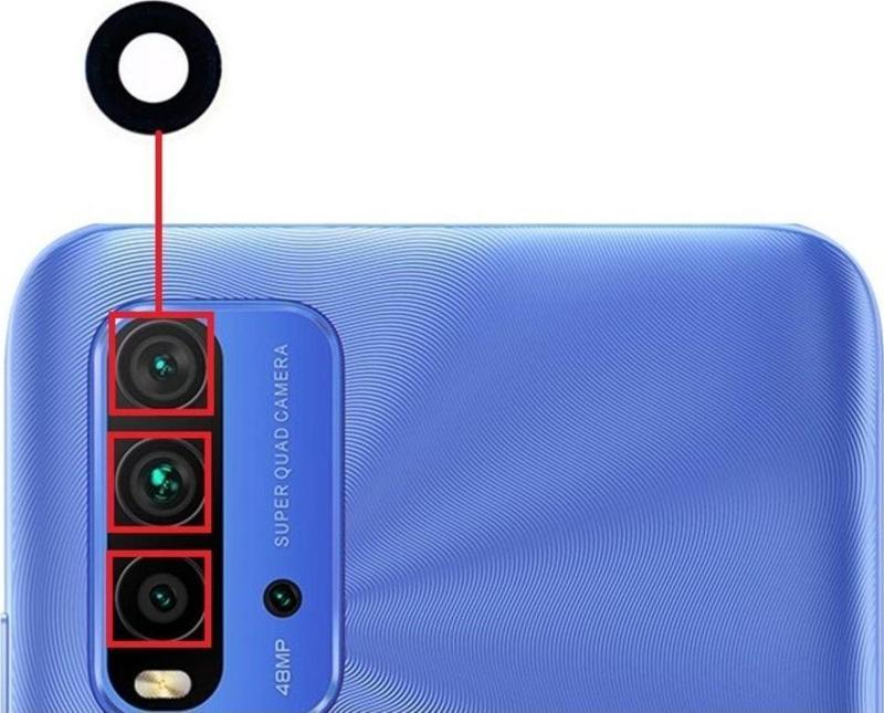 Xiaomi Redmi 9T Uyumlu Kamera Lensi Camı M2010J19SG M2010J19SY