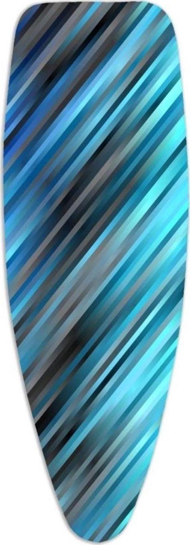 XXL Luxury Blue Ütü Masası Kılıfı Örtüsü Bezi (57 x 162 cm)