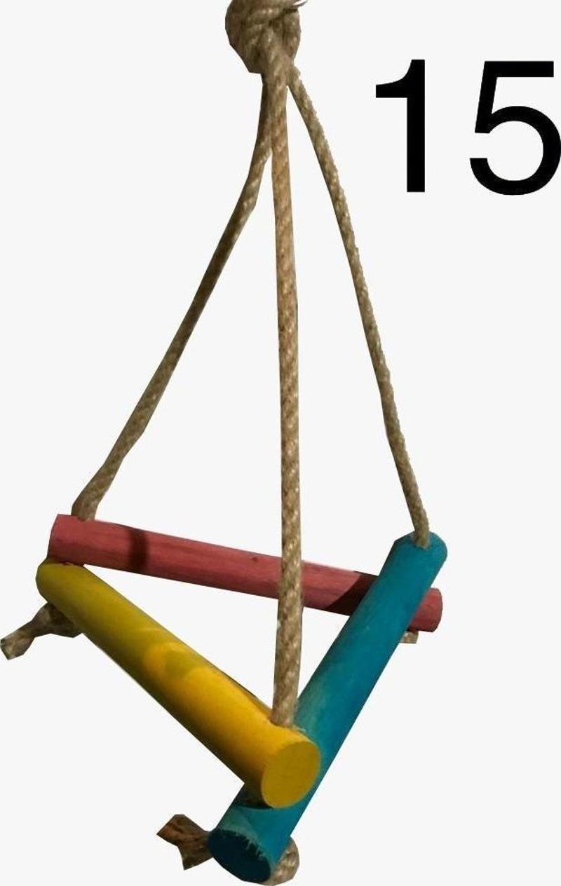 Papağan Tünek Oyuncağı Kuş Tüneği 15