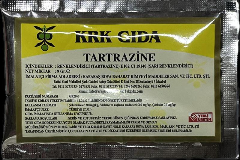 Gıda Boyası Toz Sarı Renklendirici 9 Gr