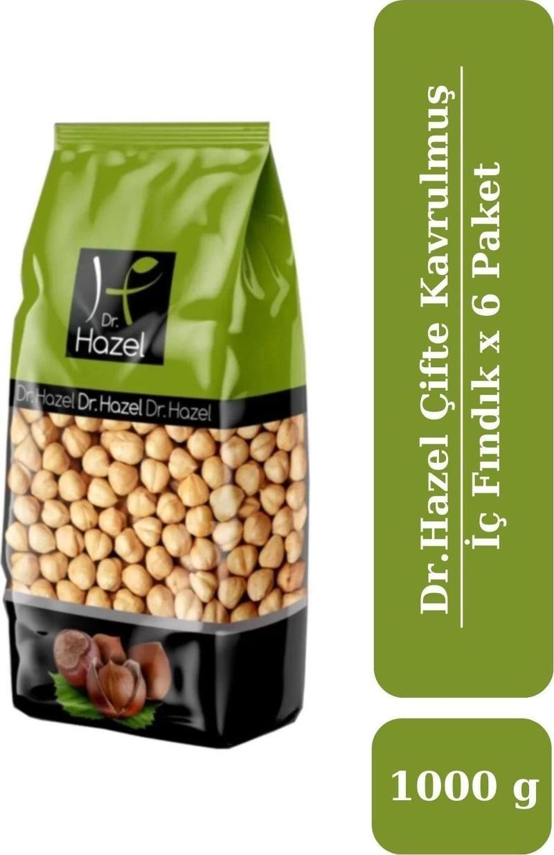 Drhazel Çifte Kavrulmuş Iç Fındık 1000 G x 6 Paket