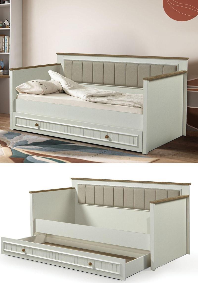 İnci Krem Yavrulu Premium Karyola (100X200)