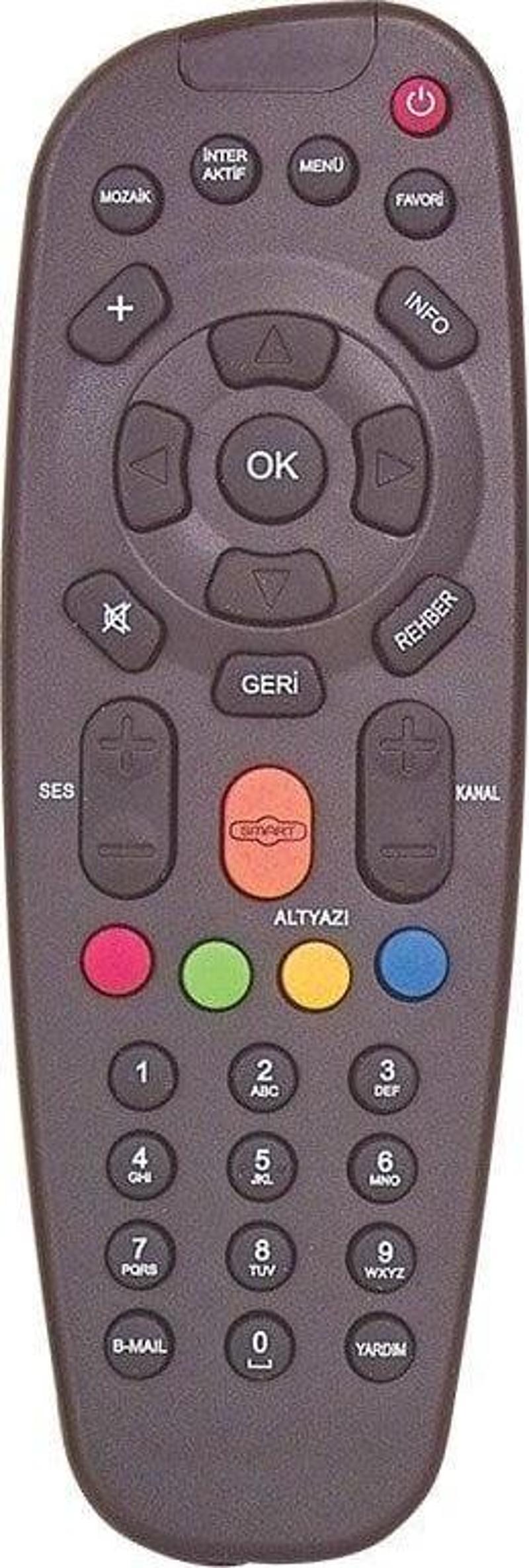 RS-804 Oval Uydu Alıcı Kumandası