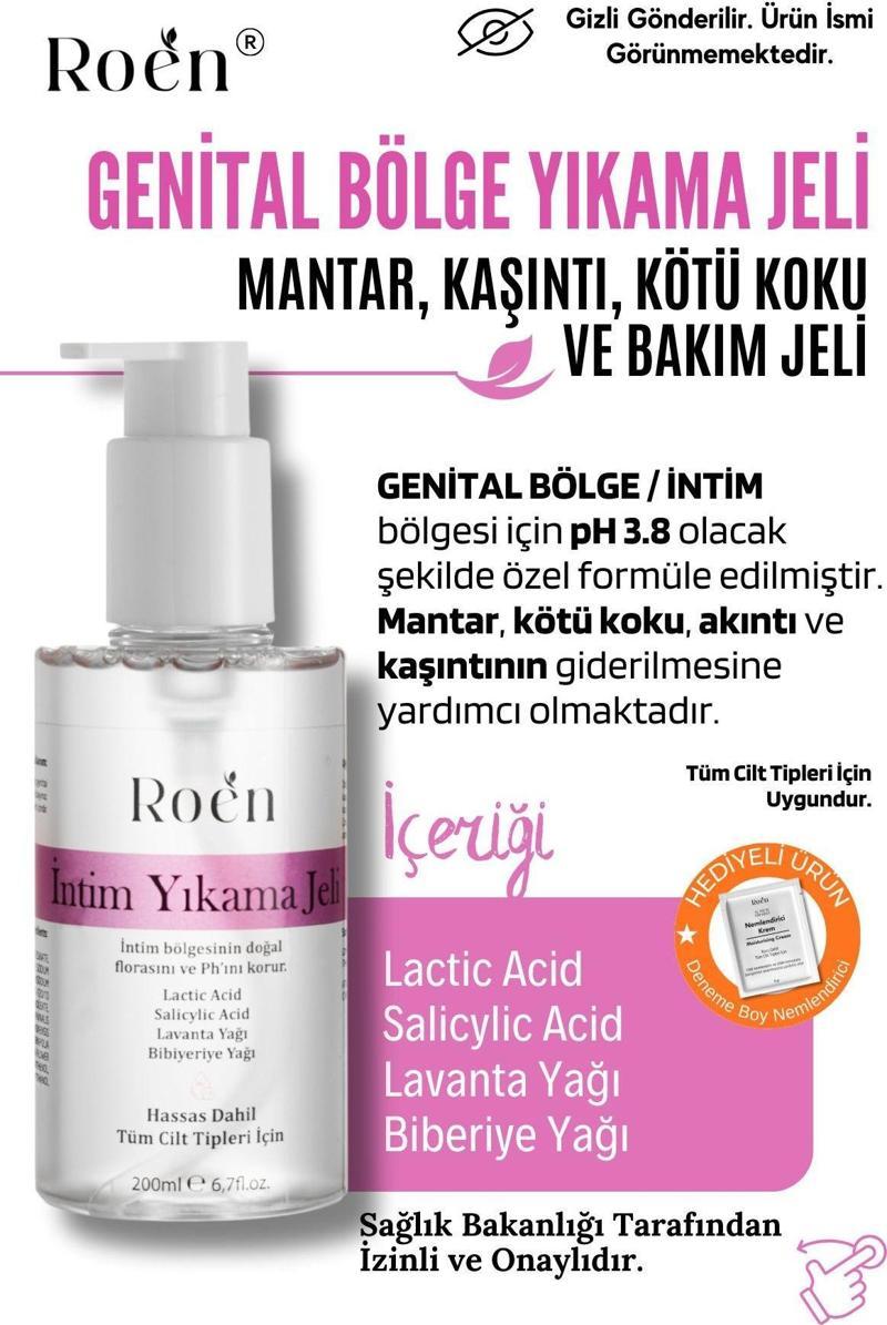 Genital Bölge Yıkama Jeli, Akıntı, Kaşıntı, Mantar Ve Koku Giderici Intim Yıkama Jeli Ph 3.8 200Ml
