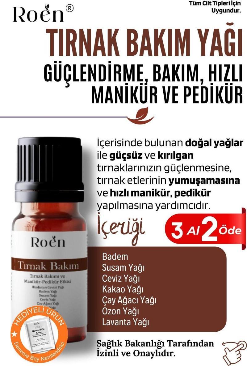 Tırnak Bakım Yağı, Tırnak Eti Bakım Yağı, Tırnak Güçlendirici Doğal Tırnak Bakım Yağı 20Ml