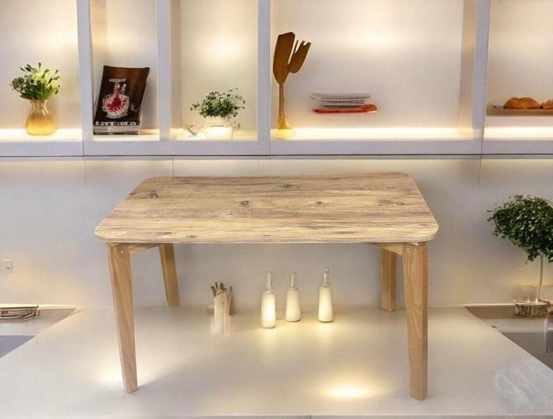 Yemek Masası 70x110Çam Wood Bam Akşap Ayak Masa