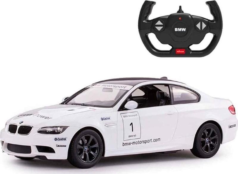 1:14 Uzaktan Kumandalı Araba Bmw M3 32 Cm Işıklı Beyaz