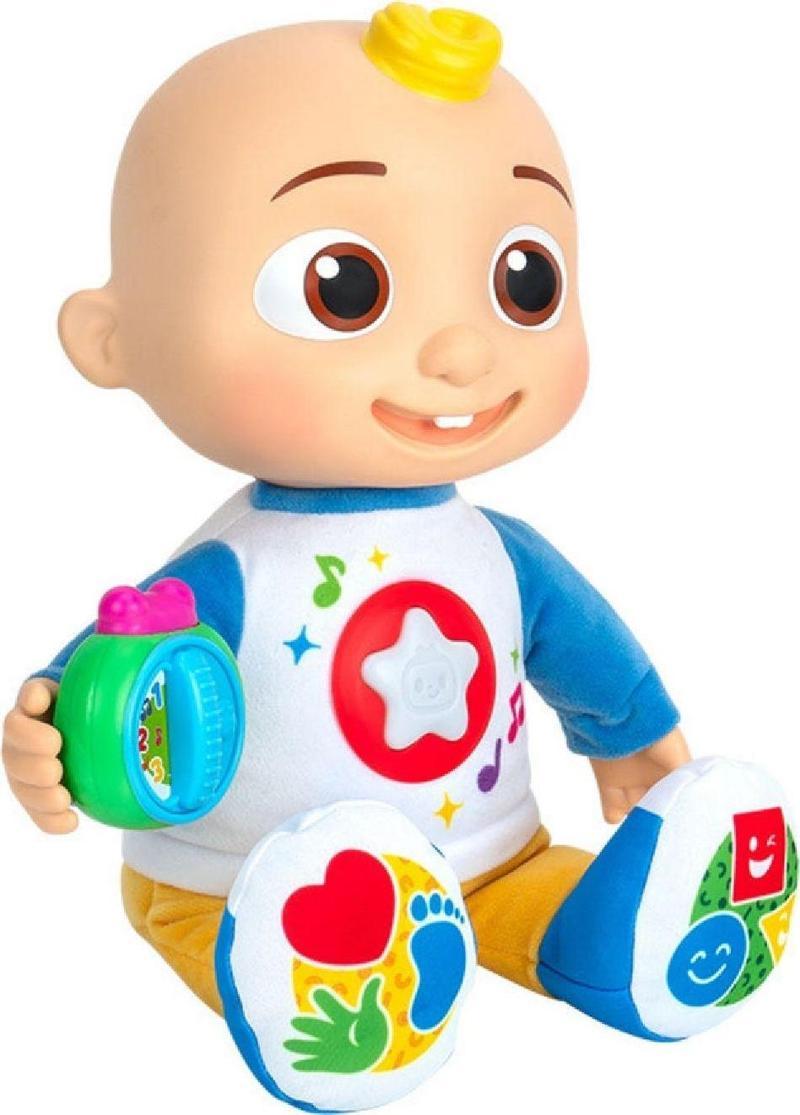 Cocomelon Discover Play JJ Doll Sesli Etkileşimli Peluş Bebek