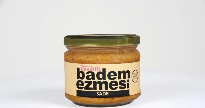 Badem Ezmesi Sade %100 Badem Icermekte 300 Gr Sekersiz/Tatlandırıcısız/Katkısız/