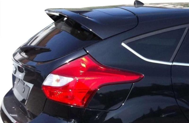 Ford Focus 3 HB Spoiler Camüstü (Işıklı) Fiber 2011-2014