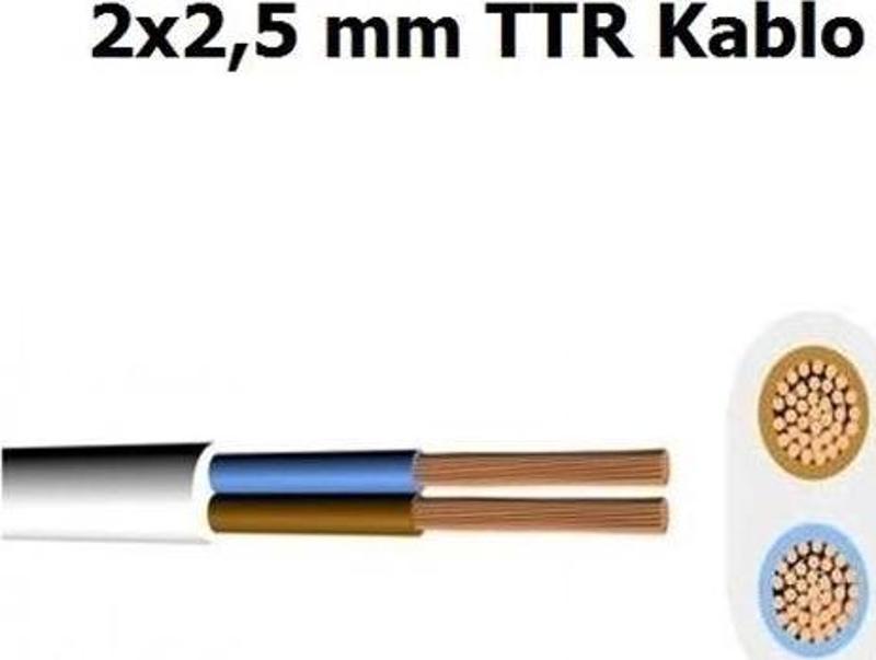 HÜNKA 2X2,5mm TTR Kablo Elektrik Kablosu