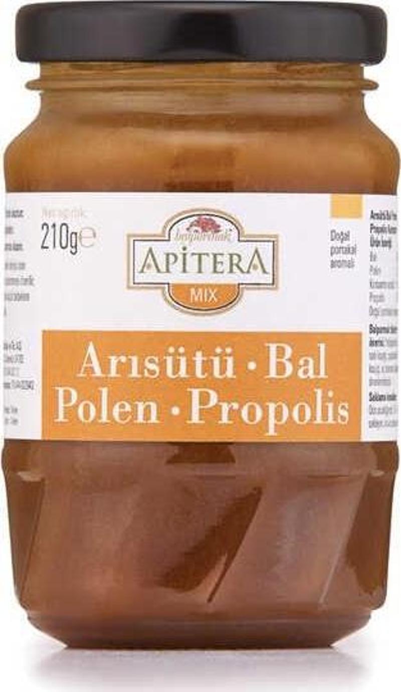 Mix Portakallı (Arı sütü-Bal-Polen-Propolis) 210 g