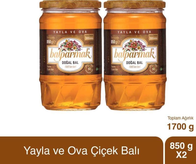 Yayla ve Ova Çiçek Balı 850 g x 2 Adet