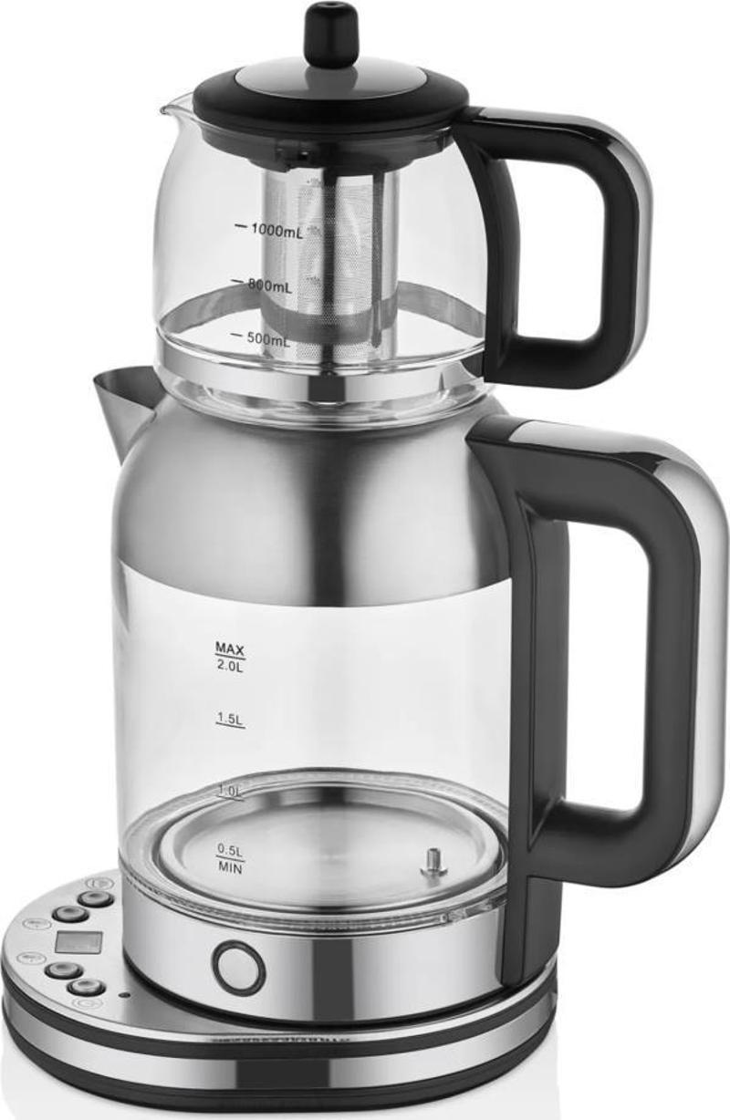 Tea Maker Plus Elektrikli Cam Çay Makinesi Tr4318