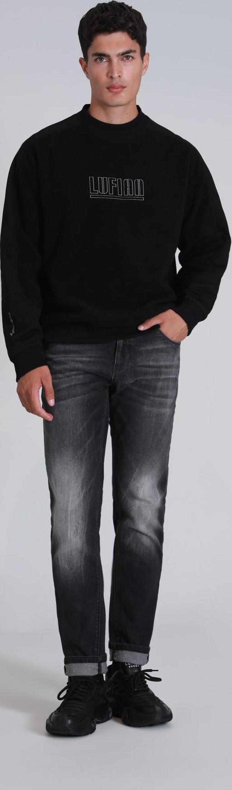 Erkek Thomas Smart Slim Fit Jean Pantolon 112200222 Gri