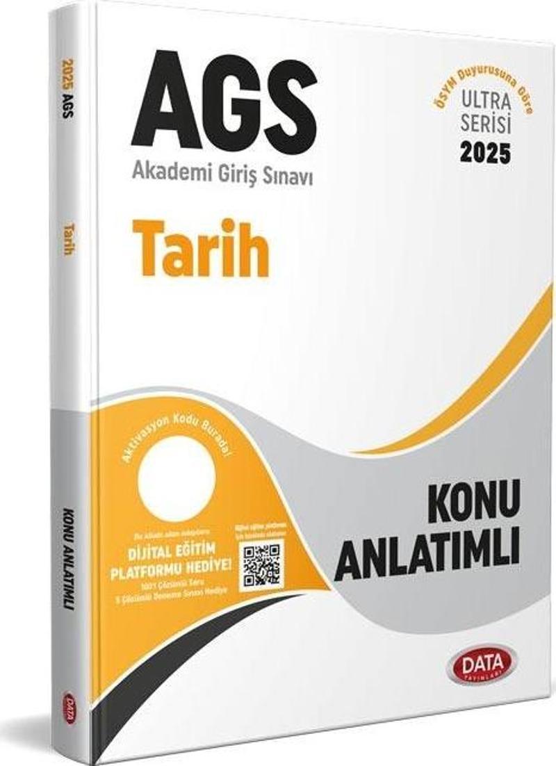 Data 2025 MEB-AGS Tarih Konu Anlatımlı Data Yayınları