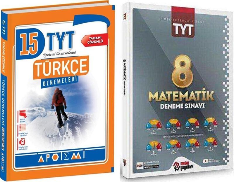 Apotemi TYT Türkçe ve Metin Matematik Deneme Seti 2 Kitap