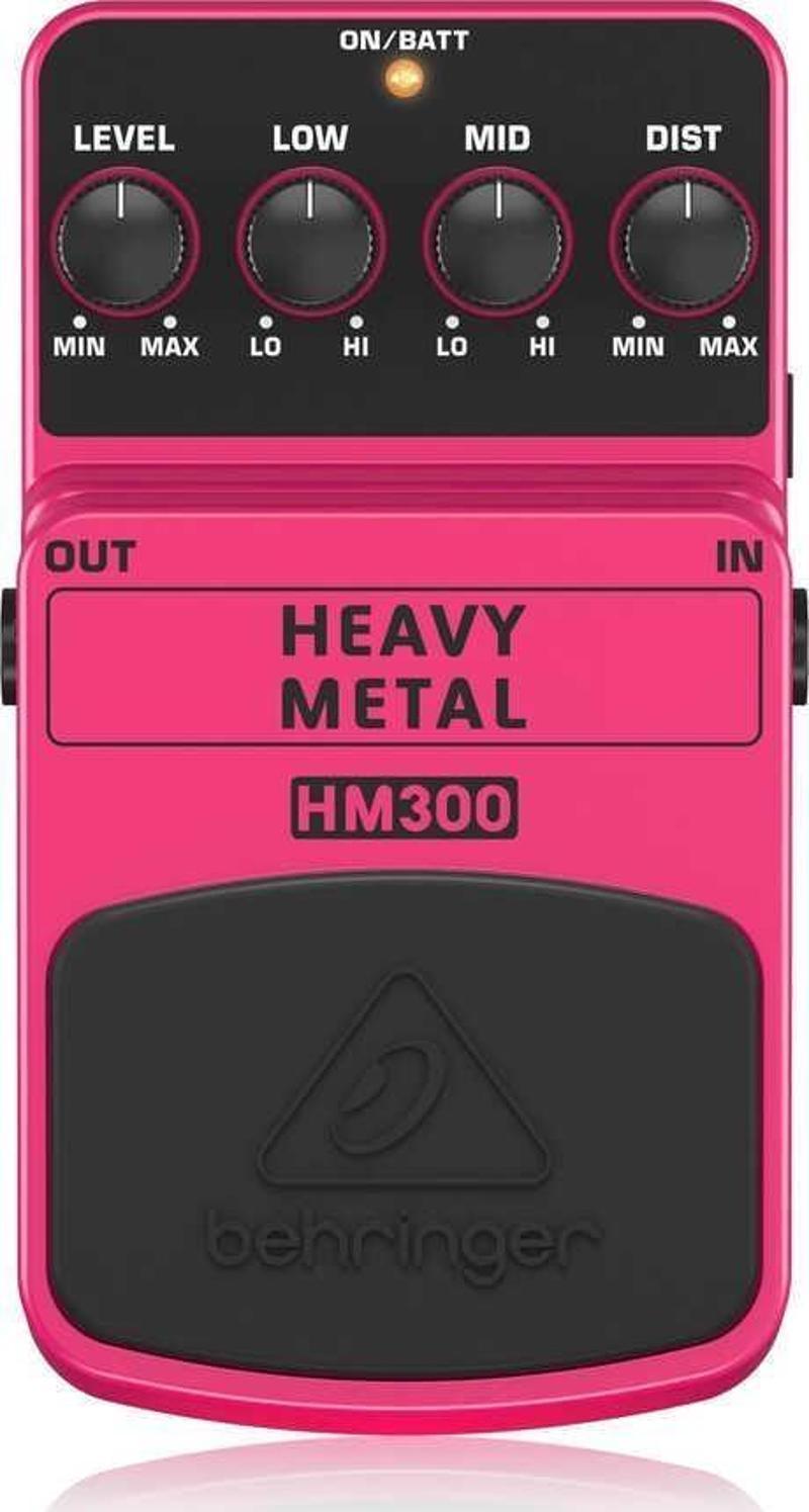 HM300 Heavy Metal Distortion Efekt Pedalı