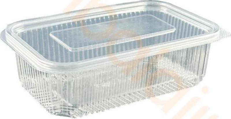 Plastik Sızdırmaz Kap 750Gr Cc Kullan At Tek Kullanımlık Plastik Kapaklı Kase