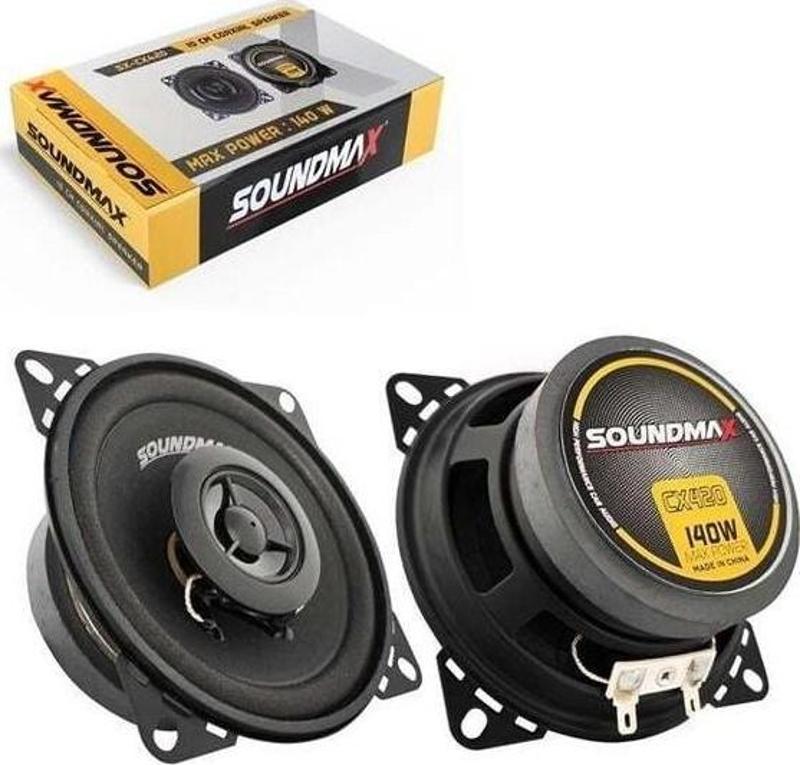 SX-CX420 Oto Hoparlör 10CM 140 Watt Tweeterli 2 Adet