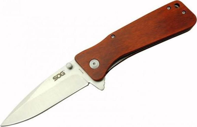 SOG AHŞAP SAPLI ÇELİK TWI24-CP RD CEP ÇAKISI  -23 CM