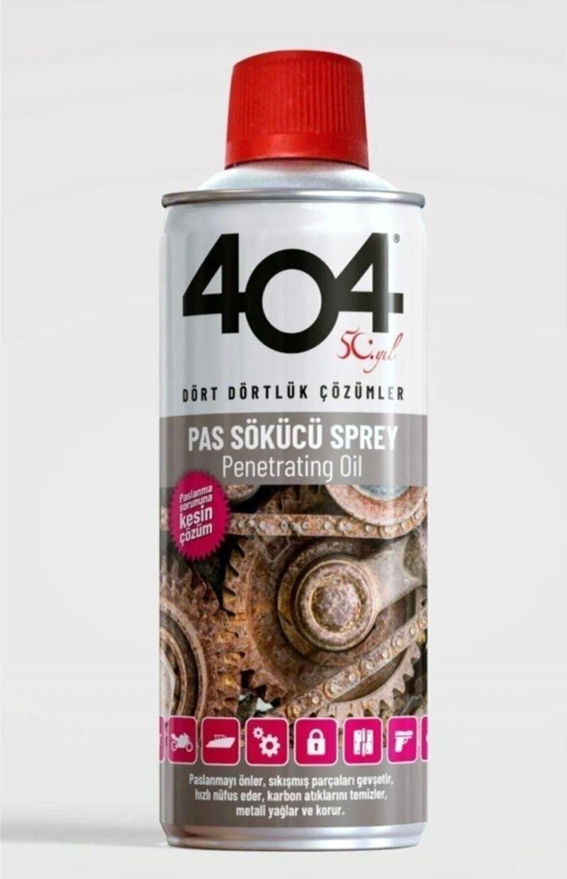 404 Pas Sökücü , Yağlayıcı Ve Koruyucu Sprey 200Ml