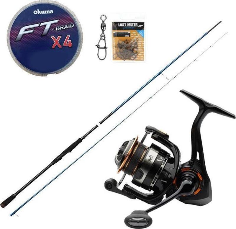 Spin Olta Seti Savage Gear SGS2 All-Around 8'3''/2.51m 10-35 gr 2 Parça&Savage Gear SG8 3000 FD 10+1BB Olta