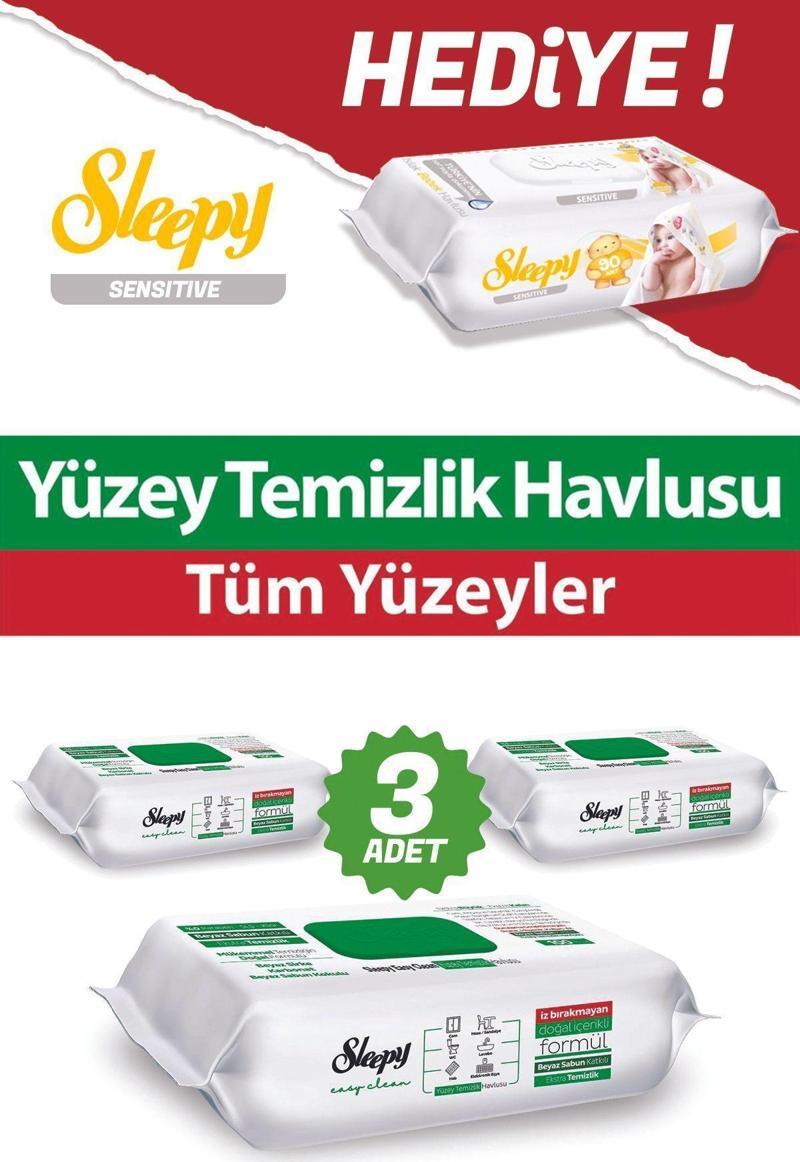 Beyaz Sabun Katkılı Easy Clean 3X100 ve Sensitive 90'lı Hediye