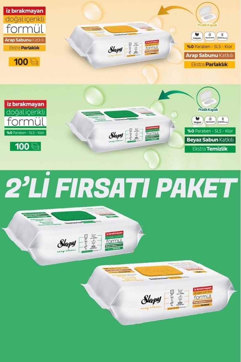 Easy Clean Beyaz Sabun + Arap Sabun Ekonomik Paket