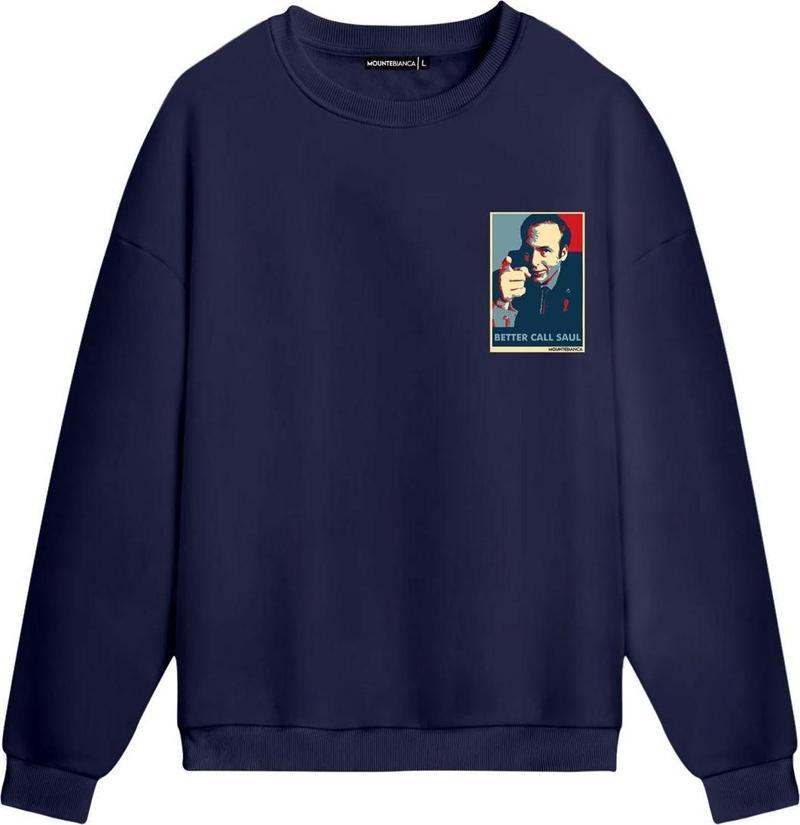 Unisex Call Saul - Regular Sweatshirt Royal Mavi 2XL