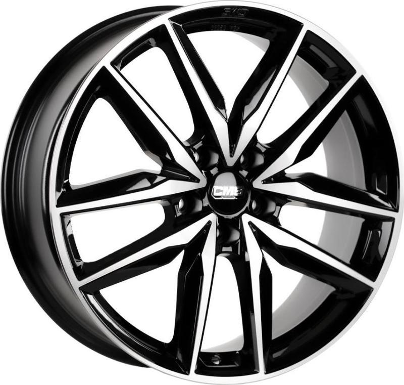 -1130-02 7.5x19"-5x112 ET50 57.1 Diamond Black Gloss Jant (4 Adet)