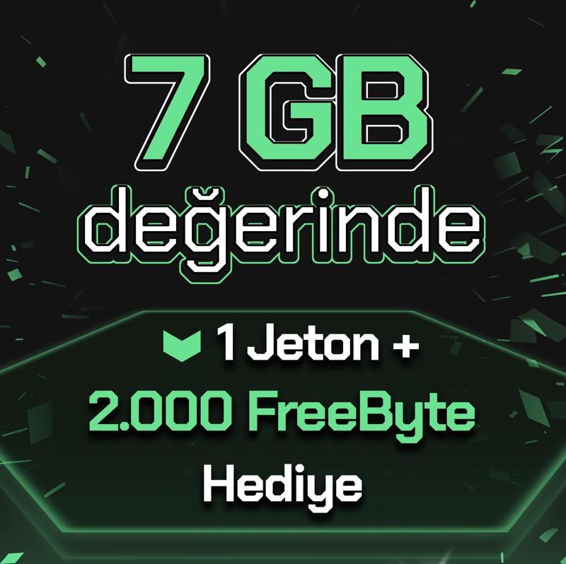 2.000 FreeByte + 1 Jeton