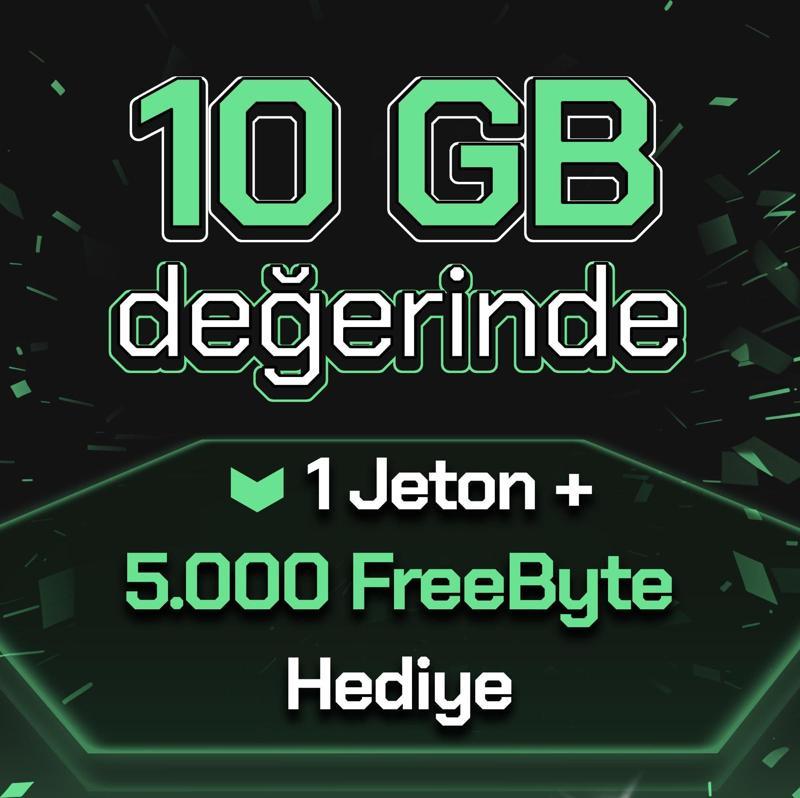 5.000 FreeByte + 1 Jeton