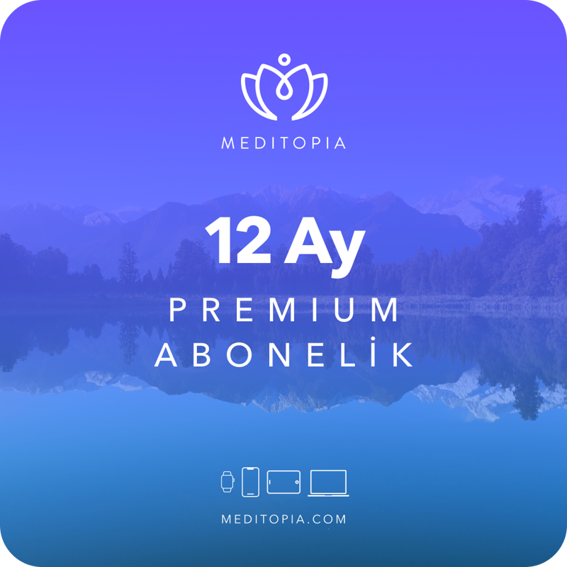 12 Ay Meditopia Premium Abonelik