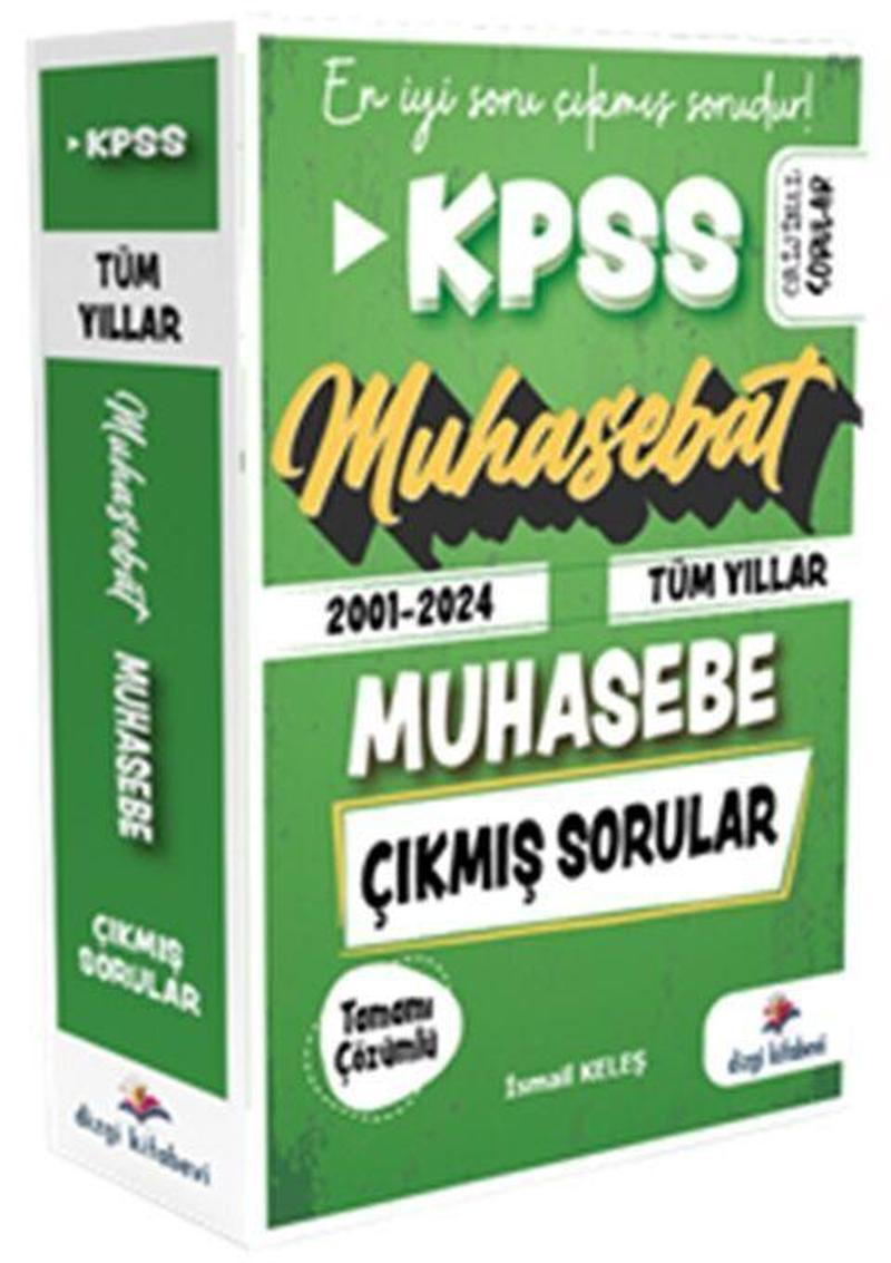 Dizgi Kitap 2025 KPSS A Grubu Muhasebe Muhasebat Çıkmış Sorular 2001-2024 Tüm Yıllar Çözümlü