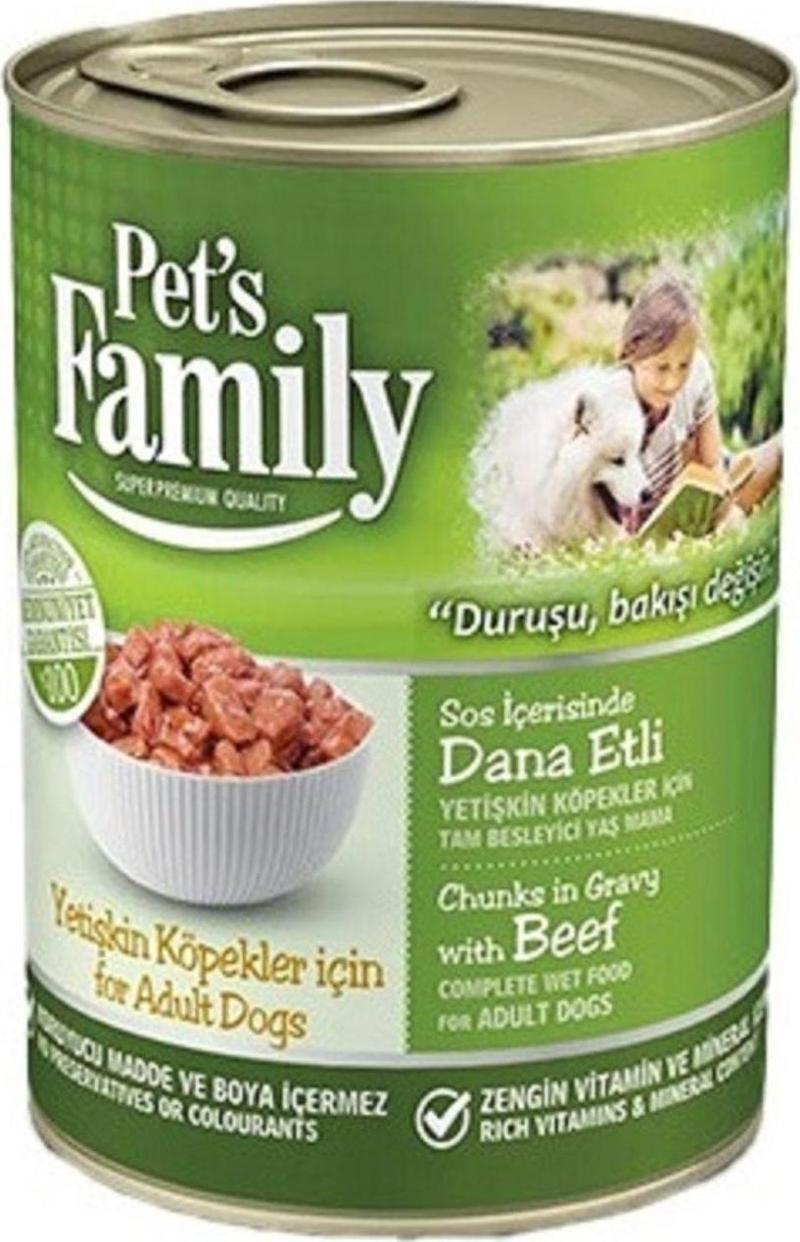 Dana Etli Yetişkin Köpek Konservesi 400 gr X 12 Kutu